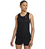 Nike Dri-FIT Race W - top running - donna, Black