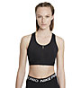Nike Dri-FIT Swoosh Zip-Front - reggiseno sportivo - donna , Black