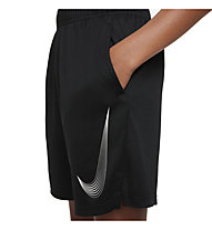 Nike Dri-Fit Trai - Trainingshosen - Junge, BLACK/WHITE