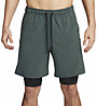 Nike Dri-FIT Unlimited Men's 7" 2 i - pantaloni fitness - uomo, Dark Green