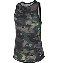 Nike Dri-FIT Women's Camo Training Tank - Top - Damen, Dark Green
