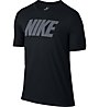 Nike Dry Block Training T-Shirt fitness uomo, Black/White