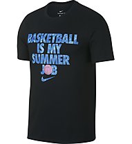 Nike Dry Summer Job - T-shirt fitness - uomo, Black