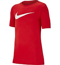Nike Dry Tee Leg Swoosh - Laufshirt - Kinder, Red