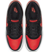 Nike Ebernon Mid - Sneaker - Herren, Black/Red