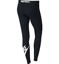 Nike Women's Sportswear Leg-A-See - pantaloni fitness - donna, Black