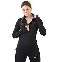 Nike Element - maglia a maniche lunghe running - donna, Black