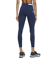 Nike Epic Luxe Trail Running - pantaloni trail running - donna, Dark Blue/White