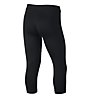 Nike Pro Capris - pantaloni fitness 3/4 - ragazza, Black