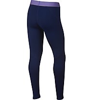 Nike Pro Warm - pantaloni fitness - bambina, Blue
