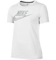 Nike Essential - T-Shirt Fitness - Mädchen, White