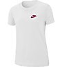 Nike Sportswear Embded Swoosh Tee - T-Shirt - Mädchen, White