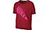 Nike Girls' Sportswear Top T-Shirt fitness ragazza, Red