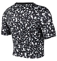 Nike Heritage - T-Shirt Cropped - Damen, Black/White