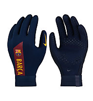 Nike HyperWarm FC Barcelona Academy - guanti da portiere - bambino, Blue/Red