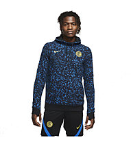 Nike Inter Men's Fleece Pullover, Black/Blue