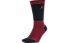 Nike Jordan Ele Print Crew - Basketball Socken, Red/Blue