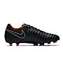 Nike Jr. Tiempo Legend 7 Club FG - scarpe da calcio per terreni compatti - bambino, Black/Orange