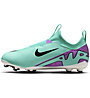 Nike Jr Zoom Mercurial Vapor 15 Academy MG - scarpe da calcio multisuperfici - bambino, Light Blue/Purple