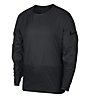 Nike LS Crew Jacket Crinkle - Runningshirt Langarm - Herren, Black
