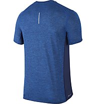 Nike Breathe Dry Miler - Runningshirt Kurzarm - Herren, Blue