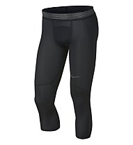 Nike Pro HyperCool Tights - pantaloni fitness 3/4 - uomo, Black