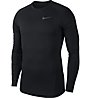 Nike Pro Warm Therma - maglia a maniche lunghe fitness - uomo, Black