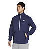 Nike M NSW Modern 1/2-Zip Fleece - Pullover - Herren, Blue/White
