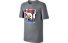 Nike Hybrid Photo - T-shirt fitness - uomo, Grey