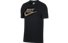 Nike Sportswear Tee Futura - Fitness-Shirt Kurzarm - Herren, Black