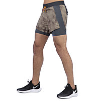 Nike 2-in-1 Running - pantaloni corti running - uomo, Brown