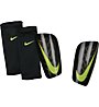 Nike Mercurial Lite - parastinchi calcio, Black/Volt Green