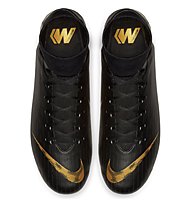 Nike Mercurial Superfly VI Academy MG - scarpe da calcio multiterreno, Black/Gold