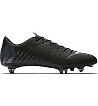 Nike Mercurial Vapor 12 Academy SG-PRO - scarpe calcio terreni morbidi, Black