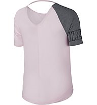 Nike Miler Top SS SD - Laufshirt - Damen, Pink