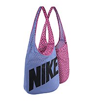 Nike Nike Graphic Reversible Tote Bag, Pale Blue/Black