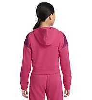 Nike NikeAir French - felpa con cappuccio - ragazza, Pink