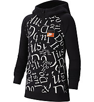 Nike Sportswear 1/2-Zip Hoodie - felpa con cappuccio - ragazzo, Black