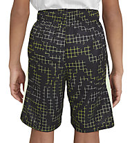 Nike NSW Big Kids' (Boys') Dri-FIT - pantaloni corti fitness - ragazzo, Black/Yellow