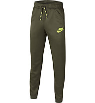 Nike NSW Big Kids' (Boys') Tapered - pantaloni lunghi fitness - ragazzo, Green