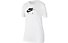Nike NSW Big Kids' (Girls') - T-Shirt - Kinder, White