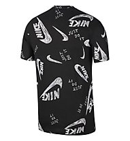Nike NSW Club M's Printed - T-shirt - uomo, Black