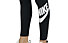Nike W NSW Essntl Lggng Futura Hr - pantaloni fitness - donna, Black
