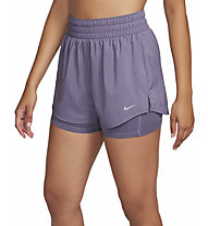 Nike One Dri-FIT High Waist W - pantaloni fitness - donna, Purple