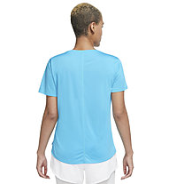 Nike One Dri-FIT Swoosh - Runningshirt - Damen, Light Blue