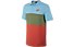 Nike Polo Matchup - Polo uomo, Blue Sky/Palm Green/Orange