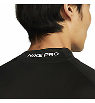 Nike Pro Dri-FIT Fitness Mock M - Langarmshirt - Herren, Black