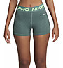 Nike Pro Dri-FIT Mid Rise 3 W - pantaloni fitness - donna, Green