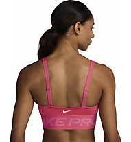 Nike Pro Indy Plunge W - Sport-BH mit mittlerer Halt - Damen, Pink