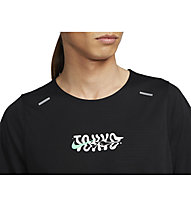Nike Rise 365 Tokyo Running - Laufshirt - Herren, Black